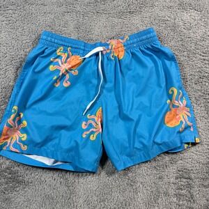 VTG Chubbies Mens Octopus Print Swim Trunks Medium 5 Inch Inseam Performance